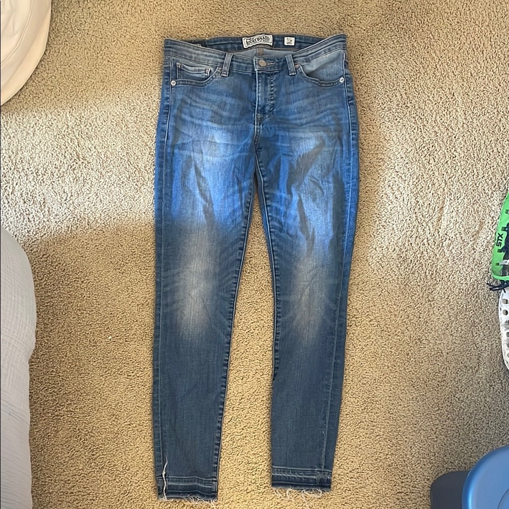 Lucky Brand Blue Skinny Jeans with Tapered Leg